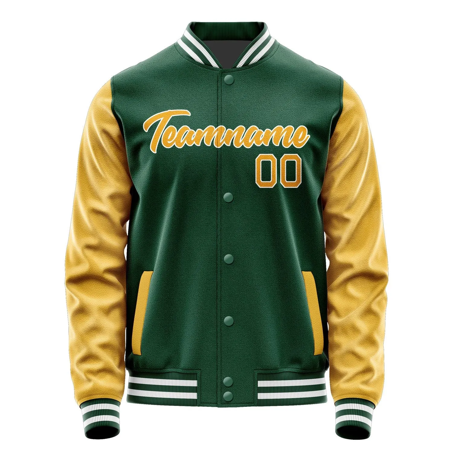 Custom Green Yellow Jacket sold by Tailorly product image thumbnail 2