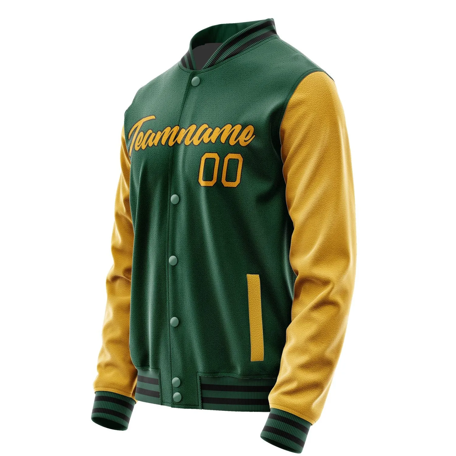Custom Green Yellow Jacket sold by Tailorly product image thumbnail 3