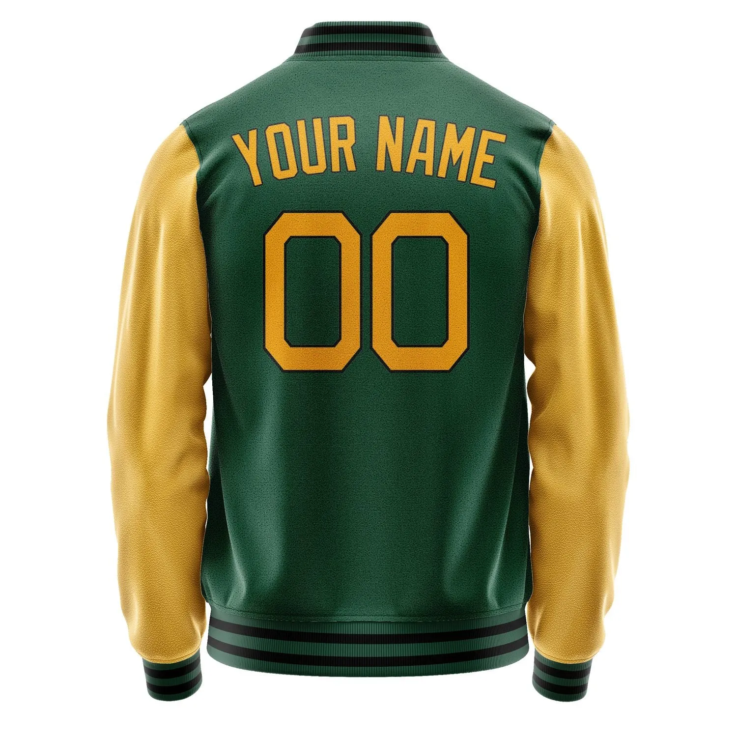 Custom Green Yellow Jacket sold by Tailorly product image thumbnail 4