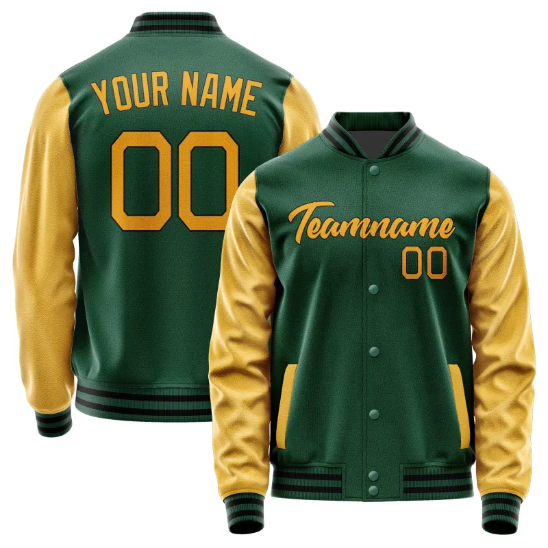 Custom Green Yellow Jacket sold by Tailorly