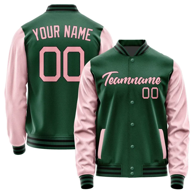 Custom Green Light Pink Jacket sold by Tailorly
