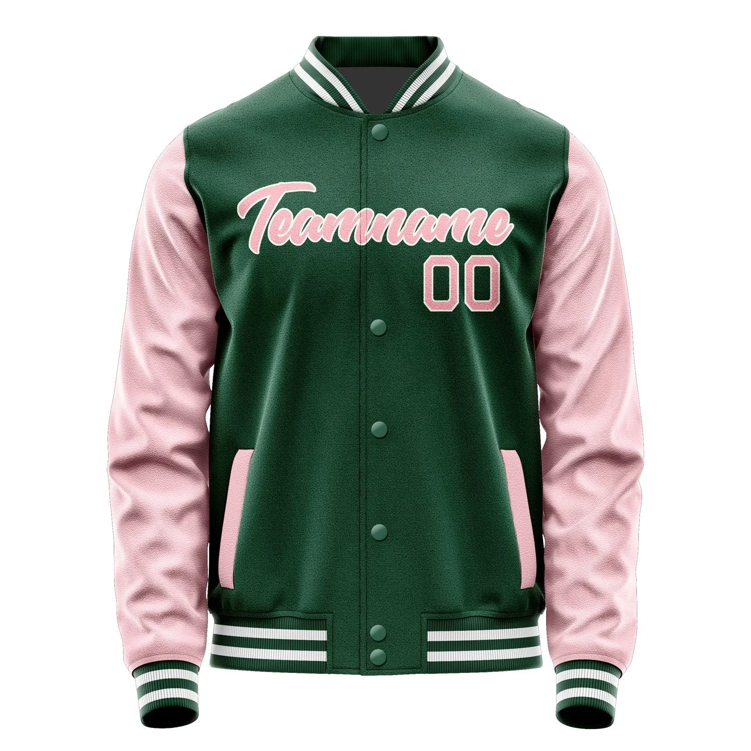 Custom Green Light Pink Jacket sold by Tailorly product image thumbnail 2