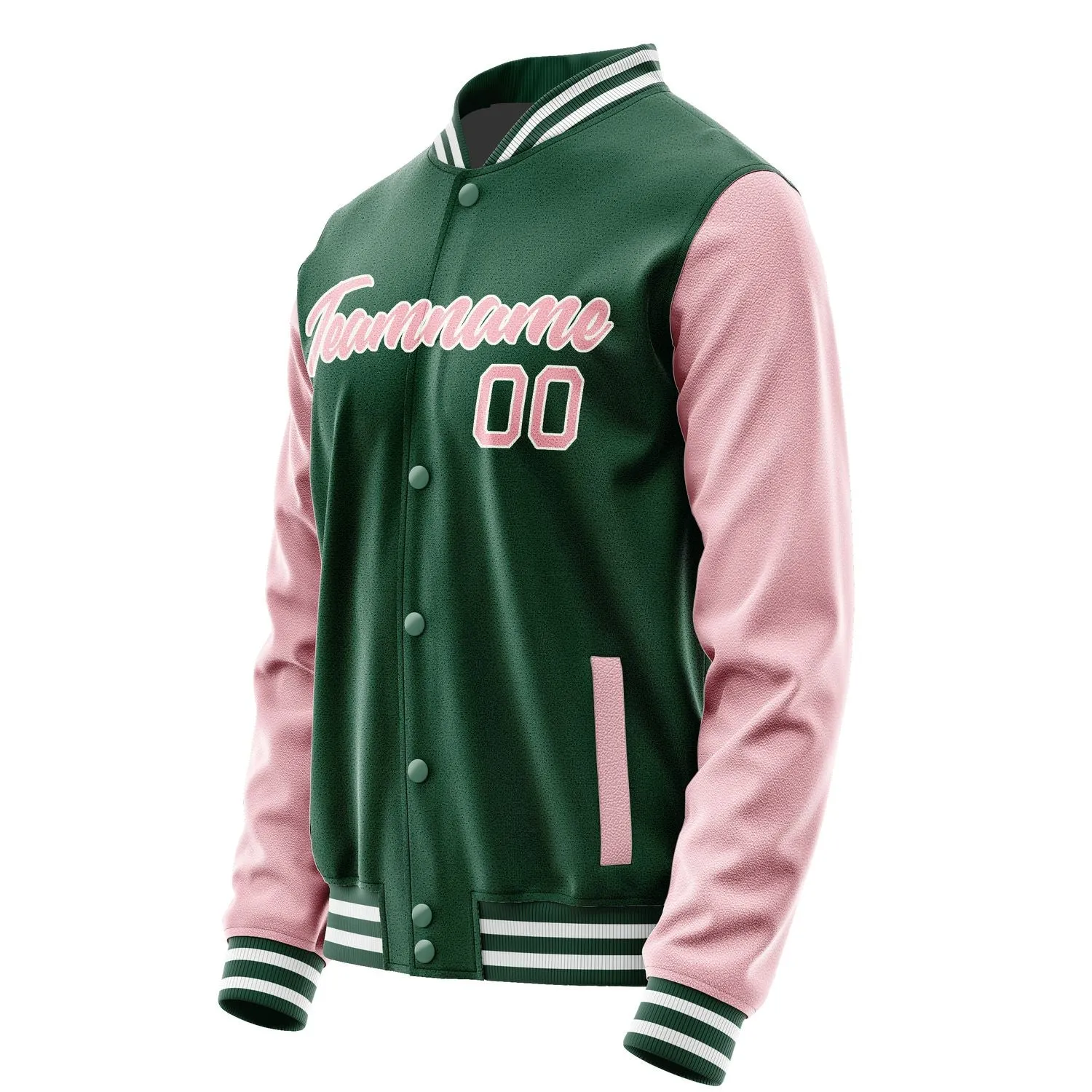 Custom Green Light Pink Jacket sold by Tailorly product image thumbnail 3