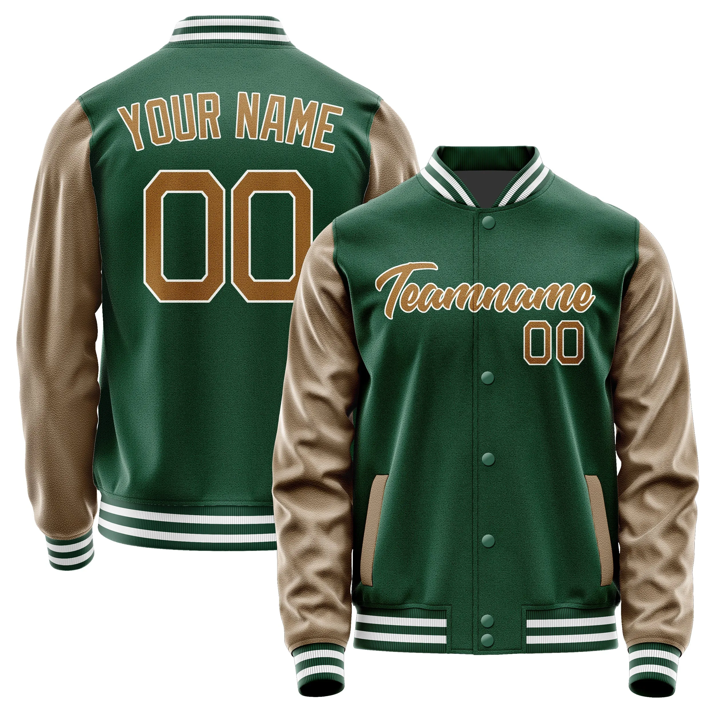 Custom Green Khaki Jacket sold by Tailorly