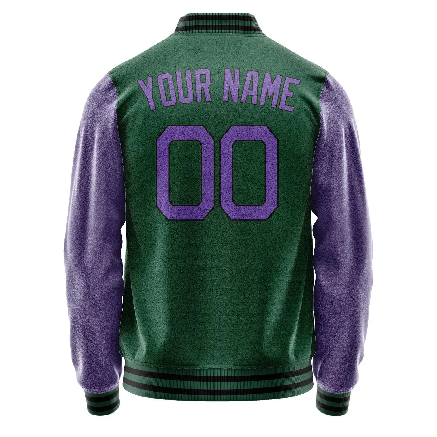 Custom Green Light Purple Jacket sold by Tailorly product image thumbnail 4