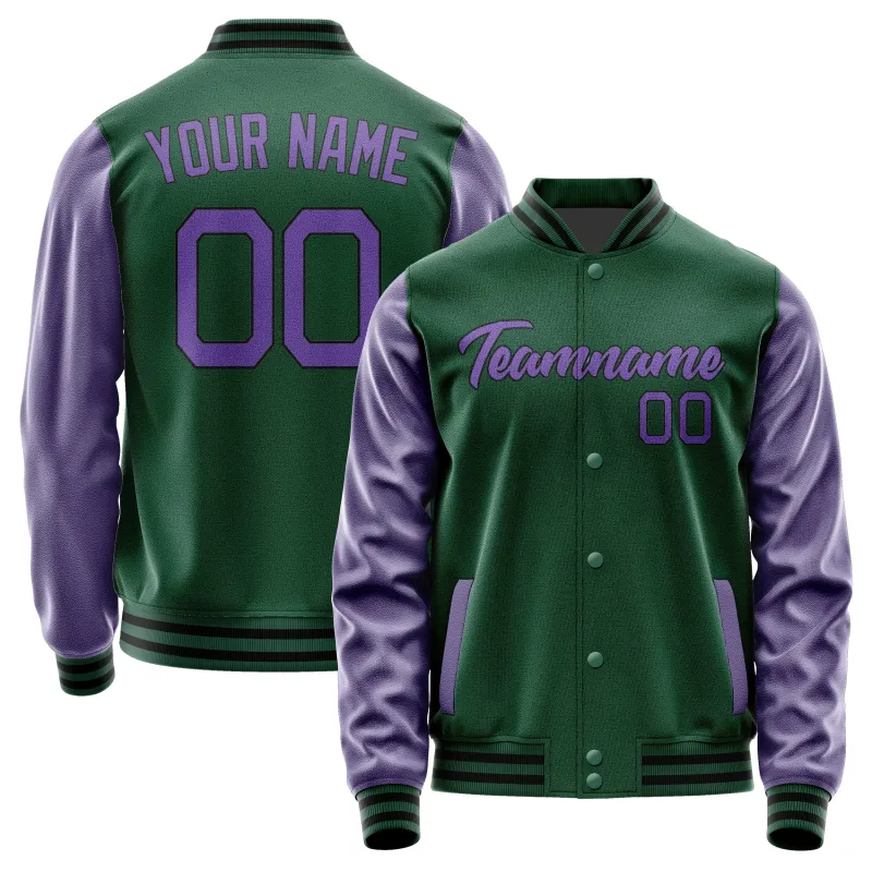 Custom Green Light Purple Jacket sold by Tailorly