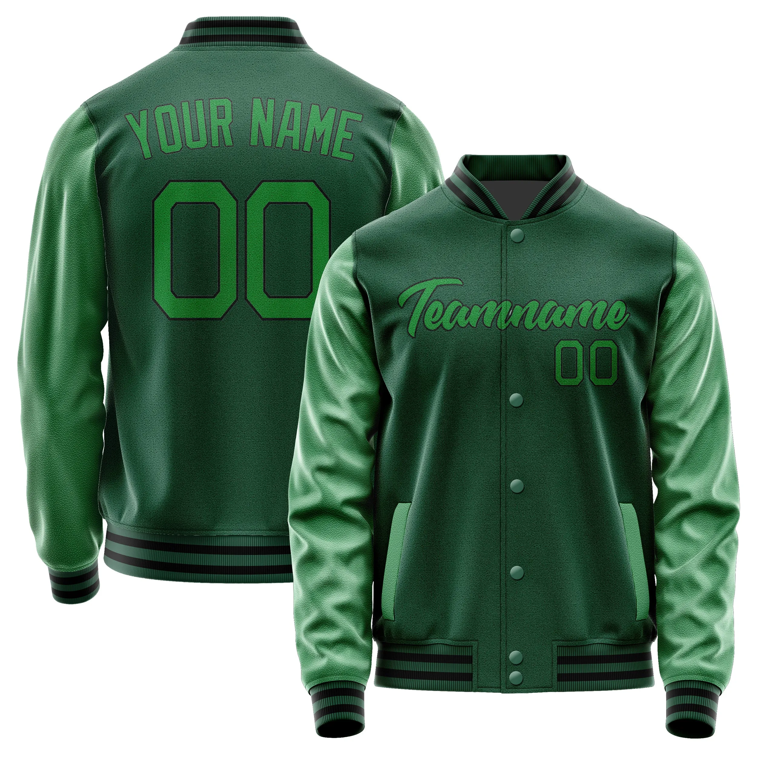 Custom Green Emerald Green Jacket sold by Tailorly