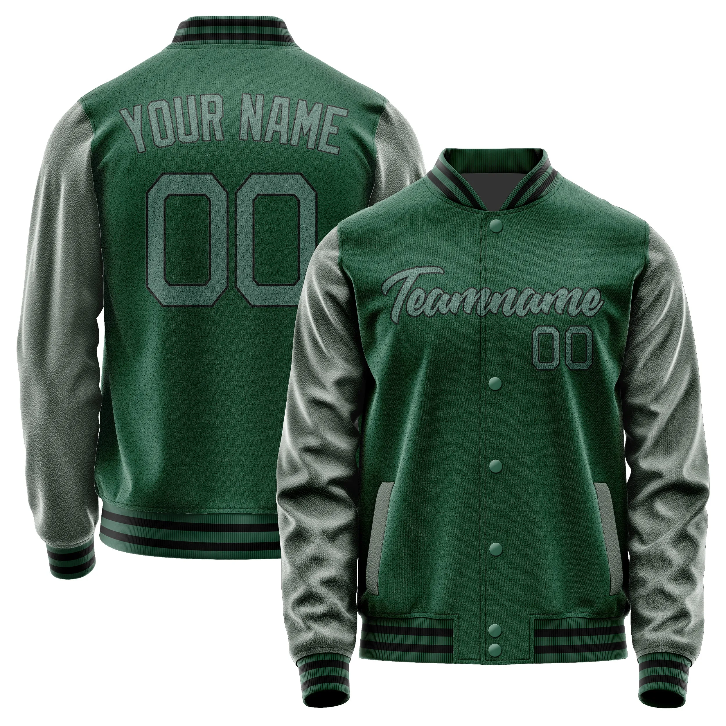Custom Green Blue Green Jacket sold by Tailorly