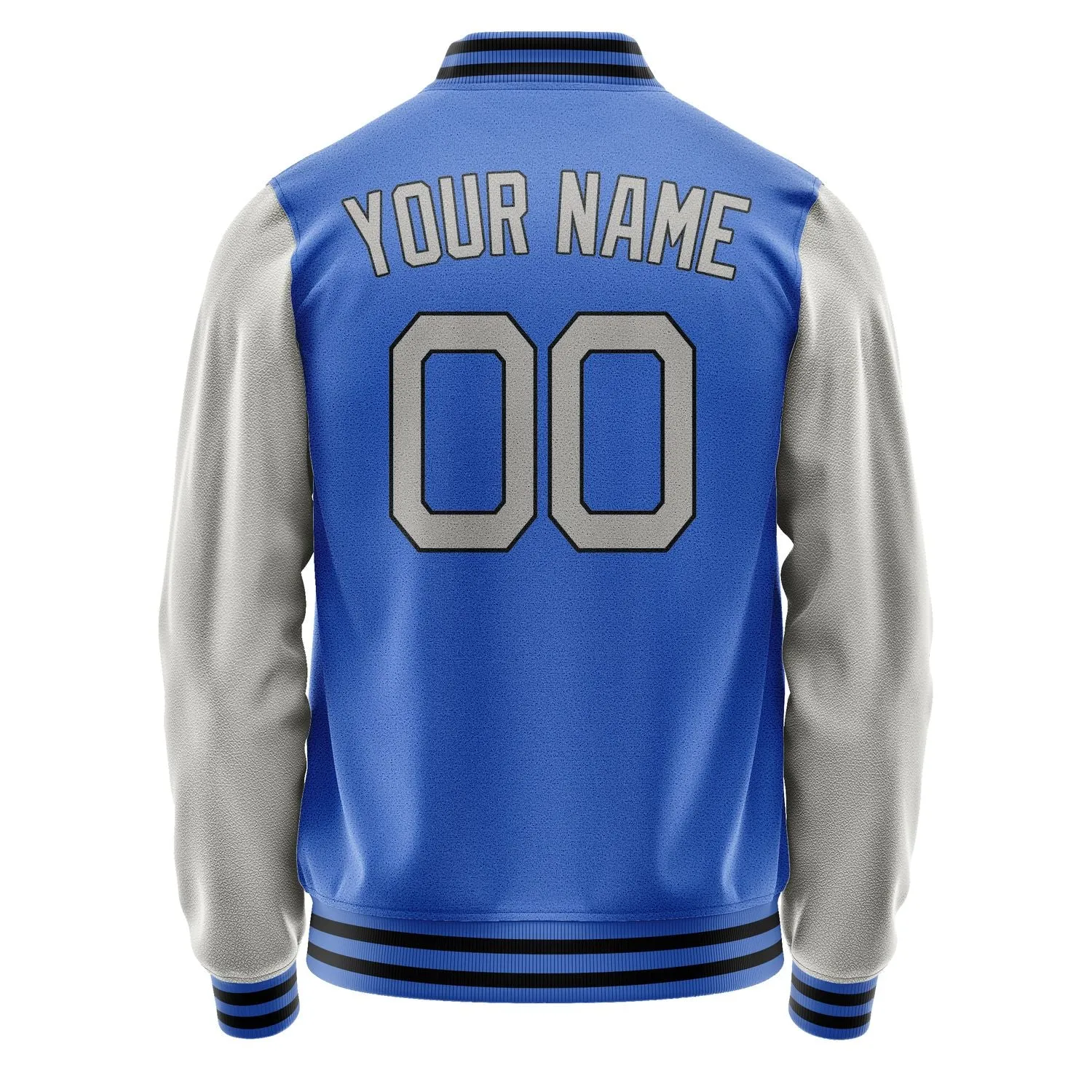 Custom Sky Blue Gray Jacket sold by Tailorly product image thumbnail 4