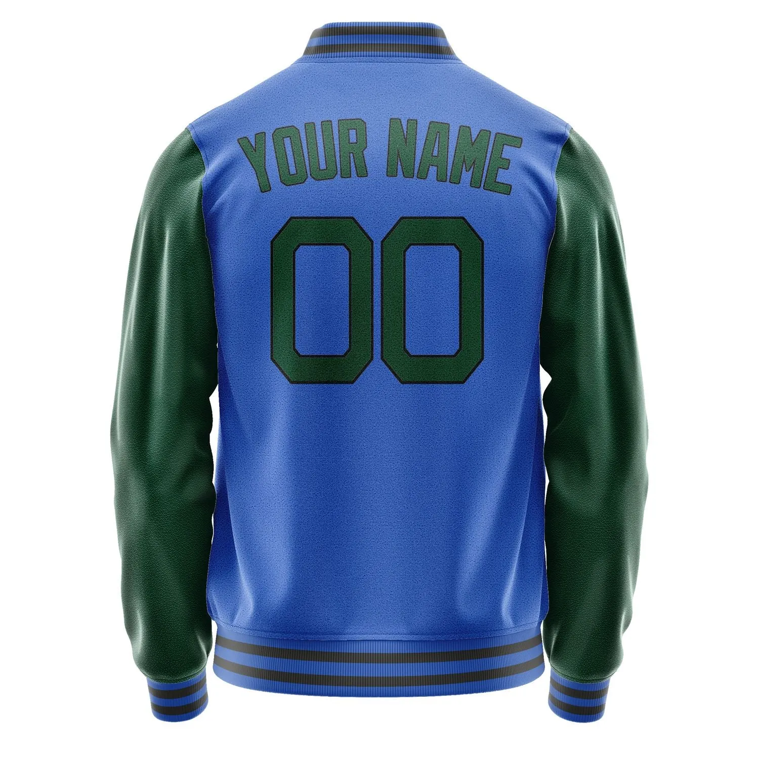 Custom Sky Blue Green Jacket sold by Tailorly product image thumbnail 4
