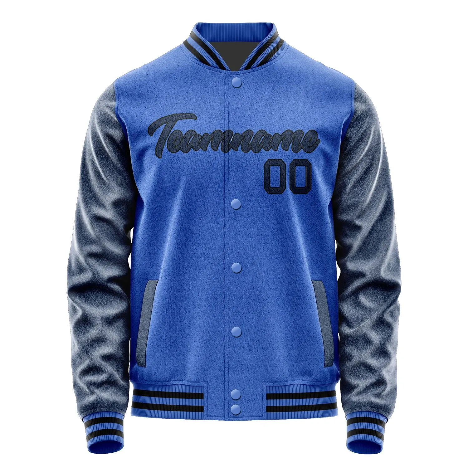 Custom Sky Blue Blue Jacket sold by Tailorly product image thumbnail 2