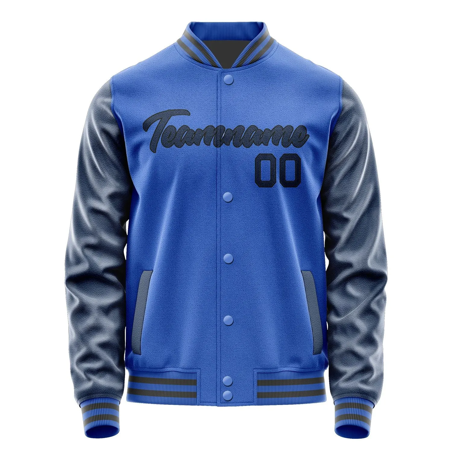 Custom Sky Blue Blue Jacket sold by Tailorly product image thumbnail 2