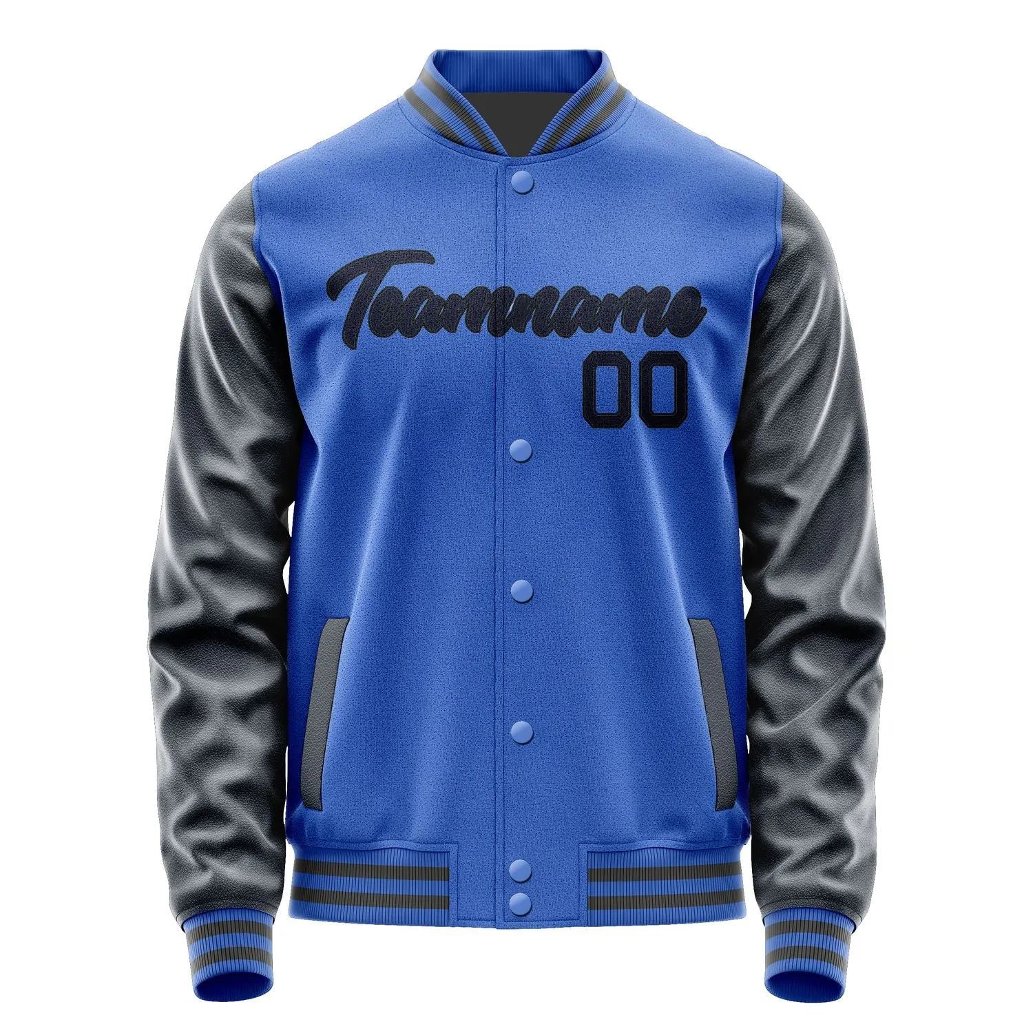 Custom Sky Blue Navy Jacket sold by Tailorly product image thumbnail 2