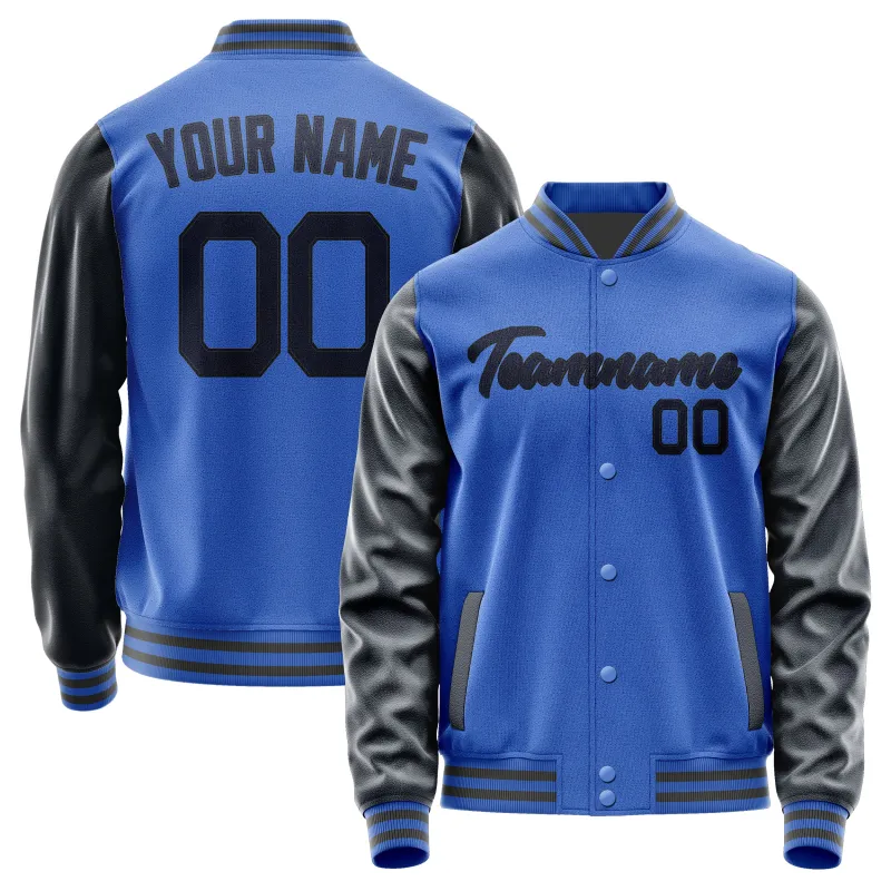 Custom Sky Blue Navy Jacket sold by Tailorly