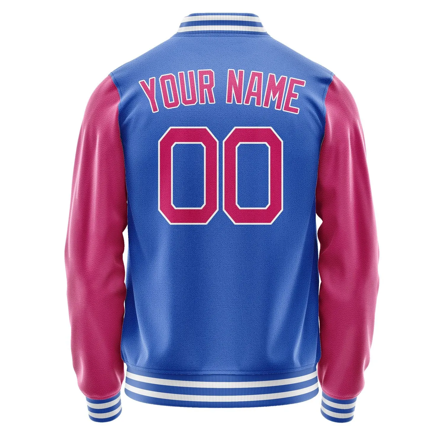 Custom Sky Blue Pink Jacket sold by Tailorly product image thumbnail 4