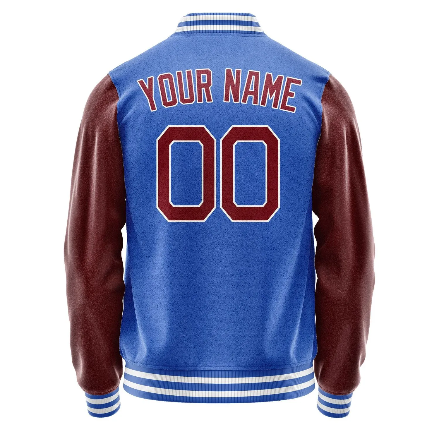 Custom Sky Blue Crimson Red Jacket sold by Tailorly product image thumbnail 4