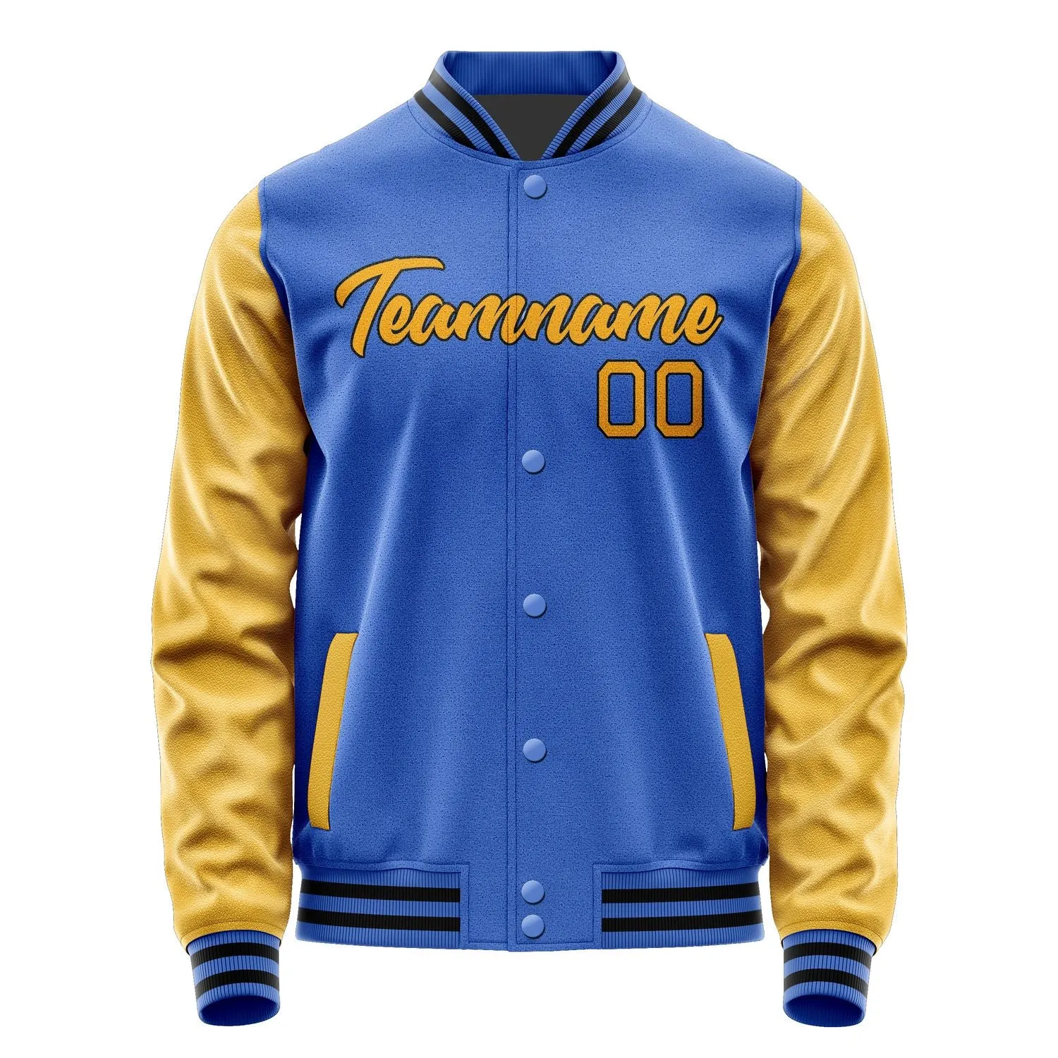 Custom Sky Blue White Jacket sold by Tailorly product image thumbnail 2