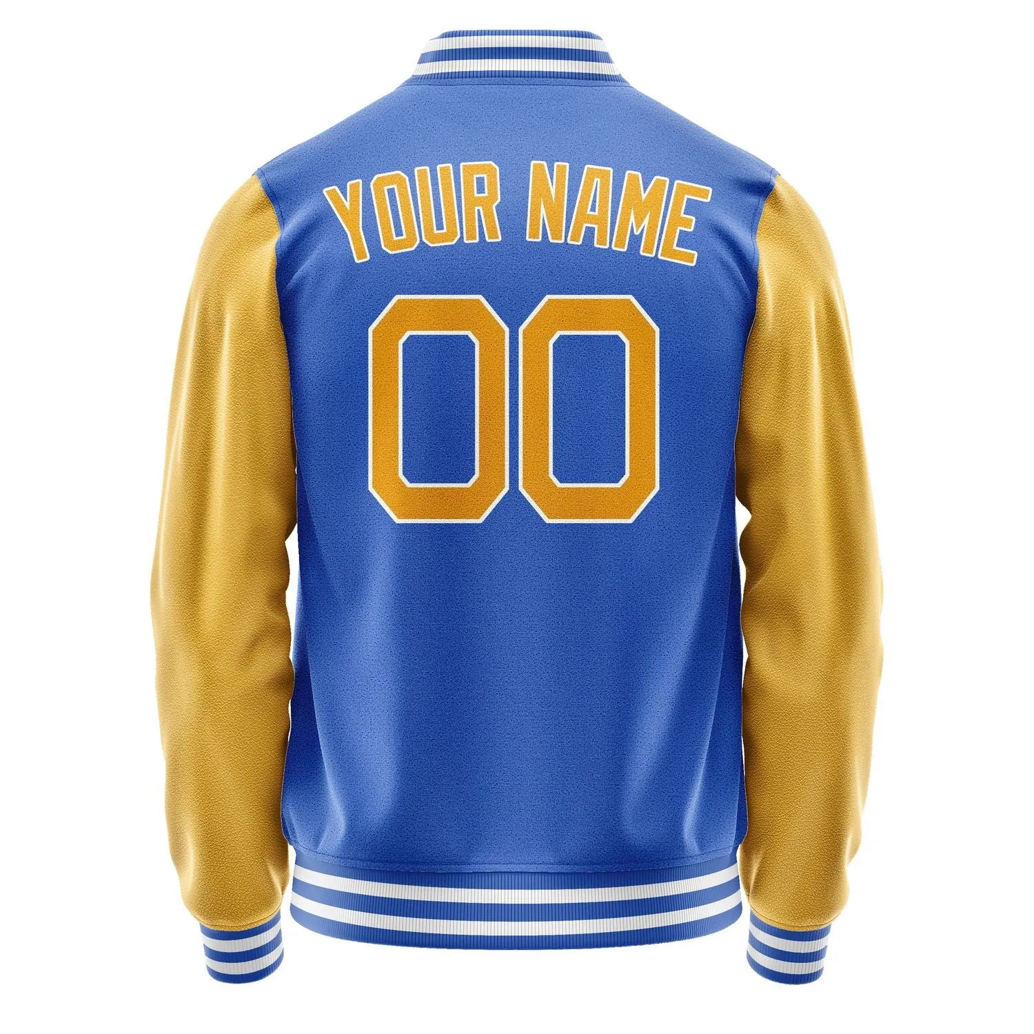 Custom Sky Blue Yellow Jacket sold by Tailorly product image thumbnail 4