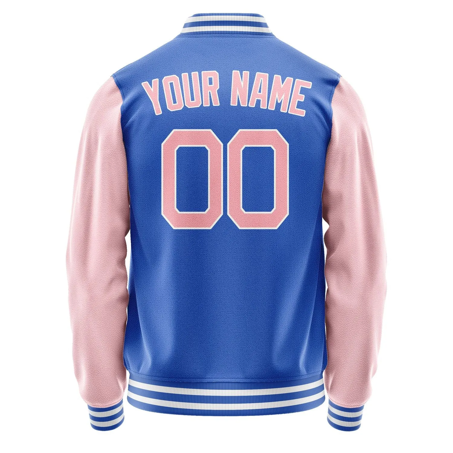 Custom Sky Blue Light Pink Jacket sold by Tailorly product image thumbnail 4