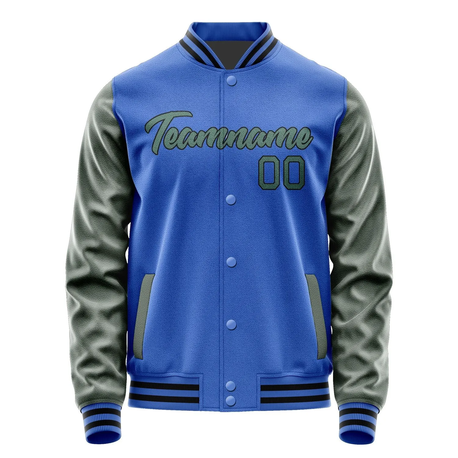 Custom Sky Blue Light Yellow Jacket sold by Tailorly product image thumbnail 2