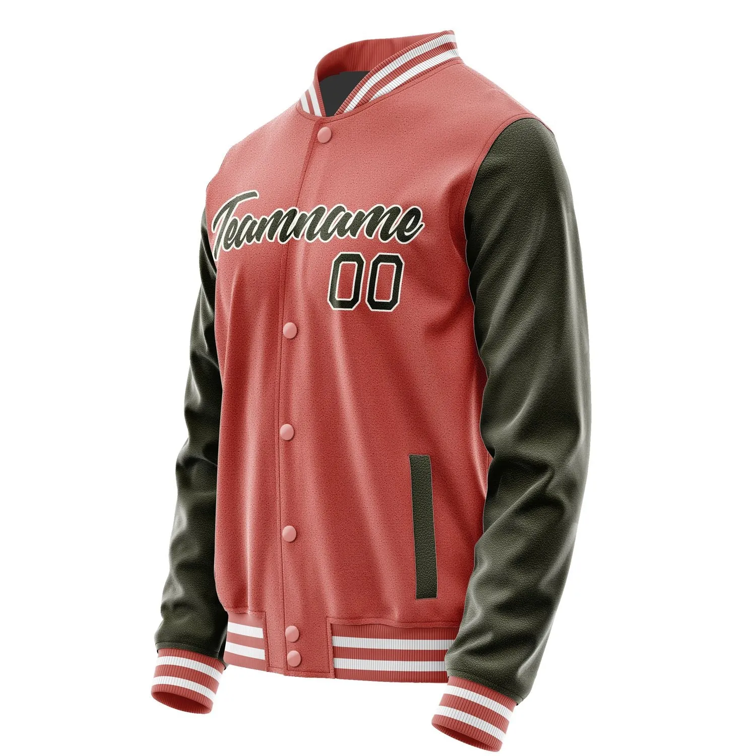 Custom Copper Rose Olive Jacket sold by Tailorly product image thumbnail 3