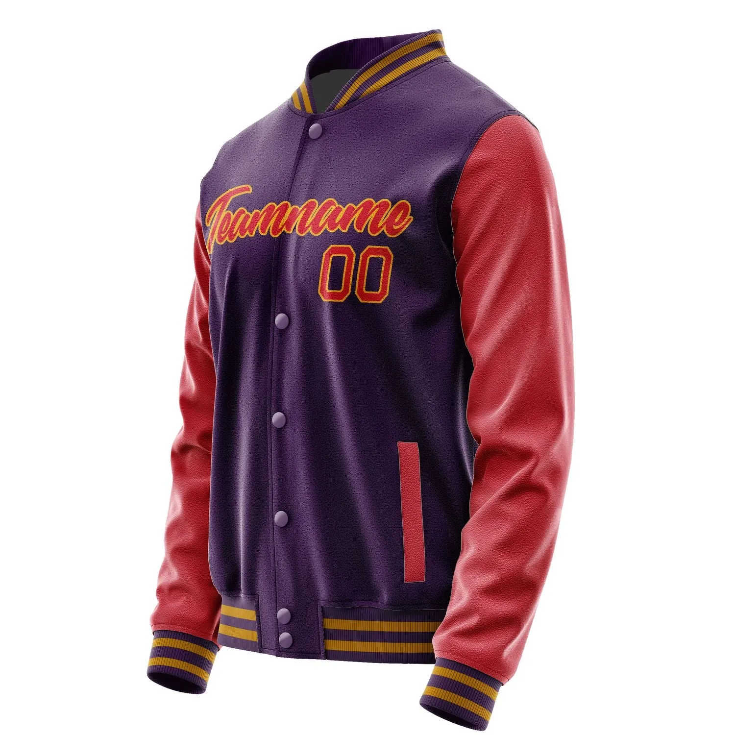 Custom Purple Red Jacket sold by Tailorly product image thumbnail 3