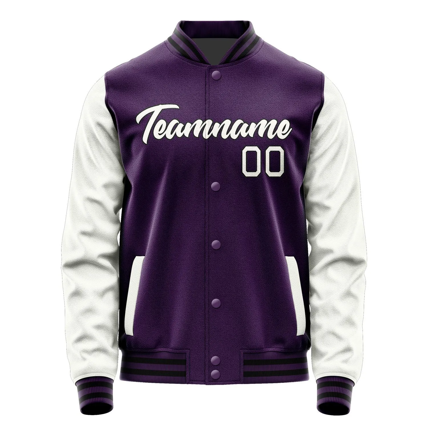 Custom Purple Black Jacket sold by Tailorly product image thumbnail 2