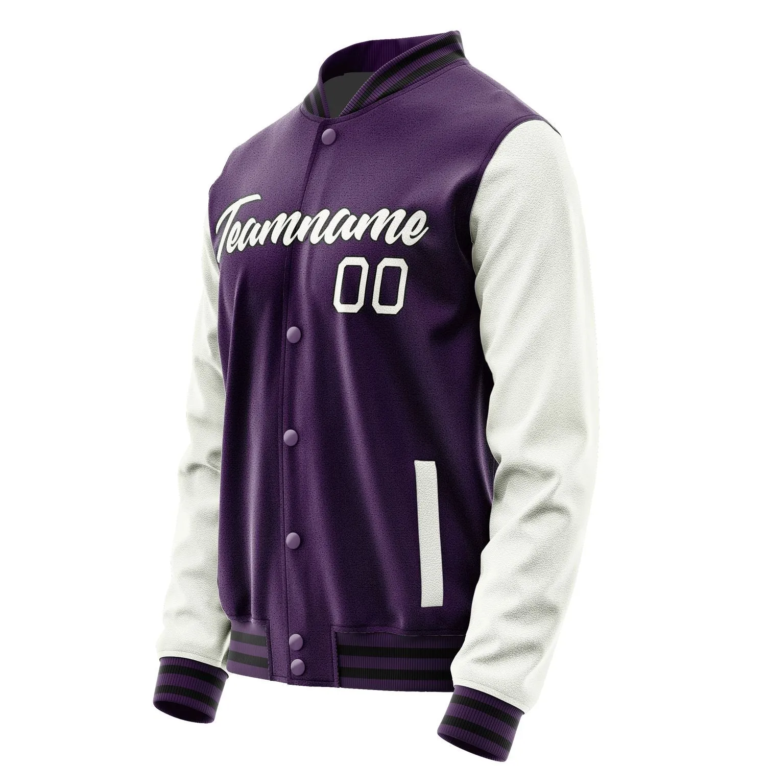 Custom Purple Black Jacket sold by Tailorly product image thumbnail 3