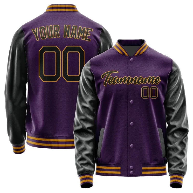 Custom Purple Black Jacket sold by Tailorly