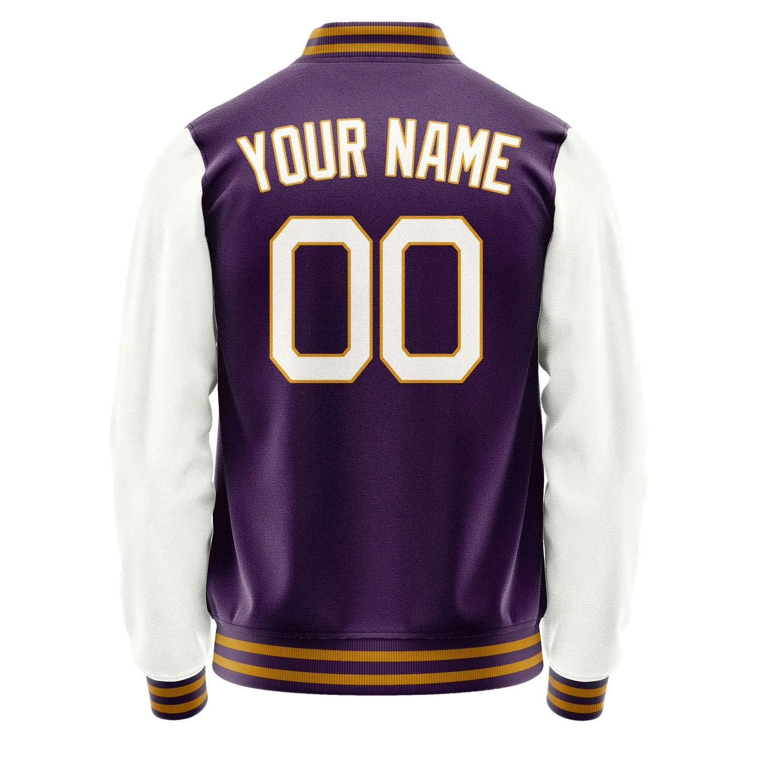 Custom Purple White Jacket sold by Tailorly product image thumbnail 4