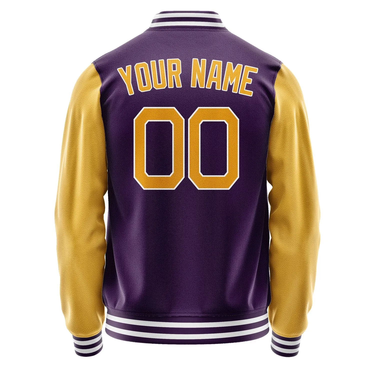 Custom Purple Yellow Jacket sold by Tailorly product image thumbnail 4