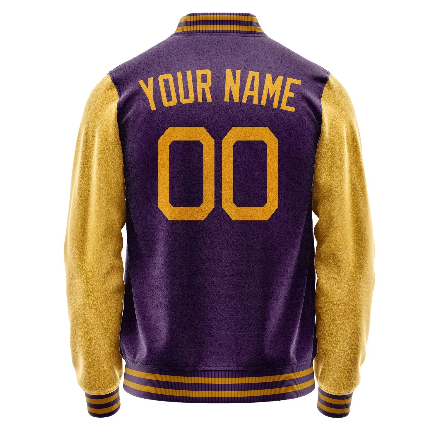Custom Purple Yellow Jacket sold by Tailorly product image thumbnail 4