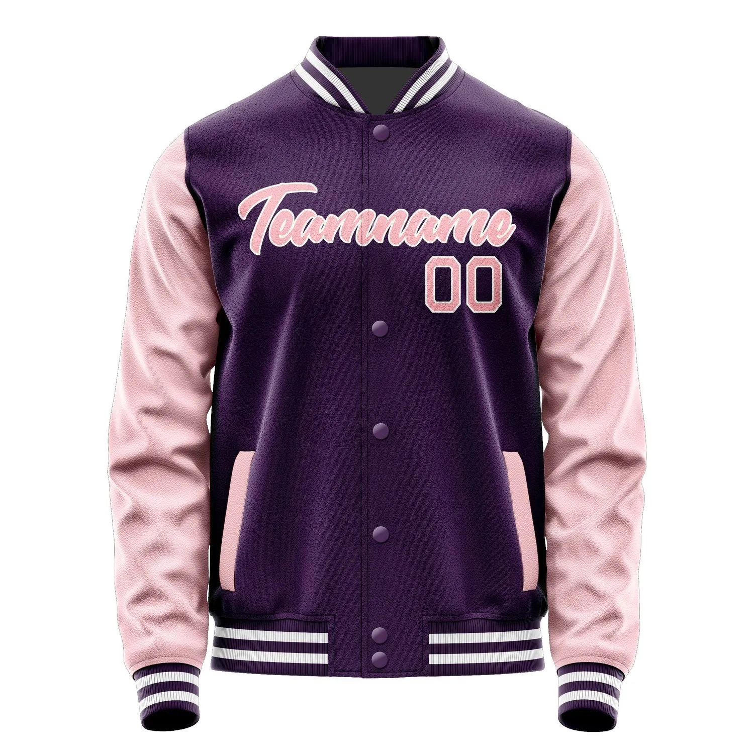 Custom Purple Light Pink Jacket sold by Tailorly product image thumbnail 2