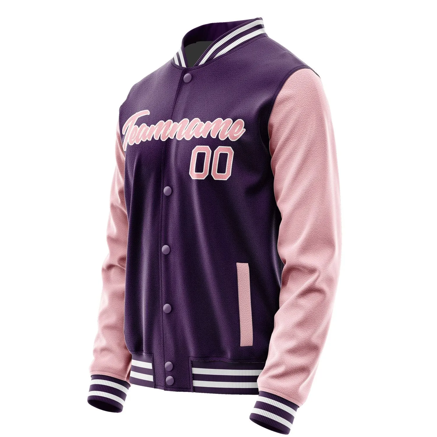 Custom Purple Light Pink Jacket sold by Tailorly product image thumbnail 3