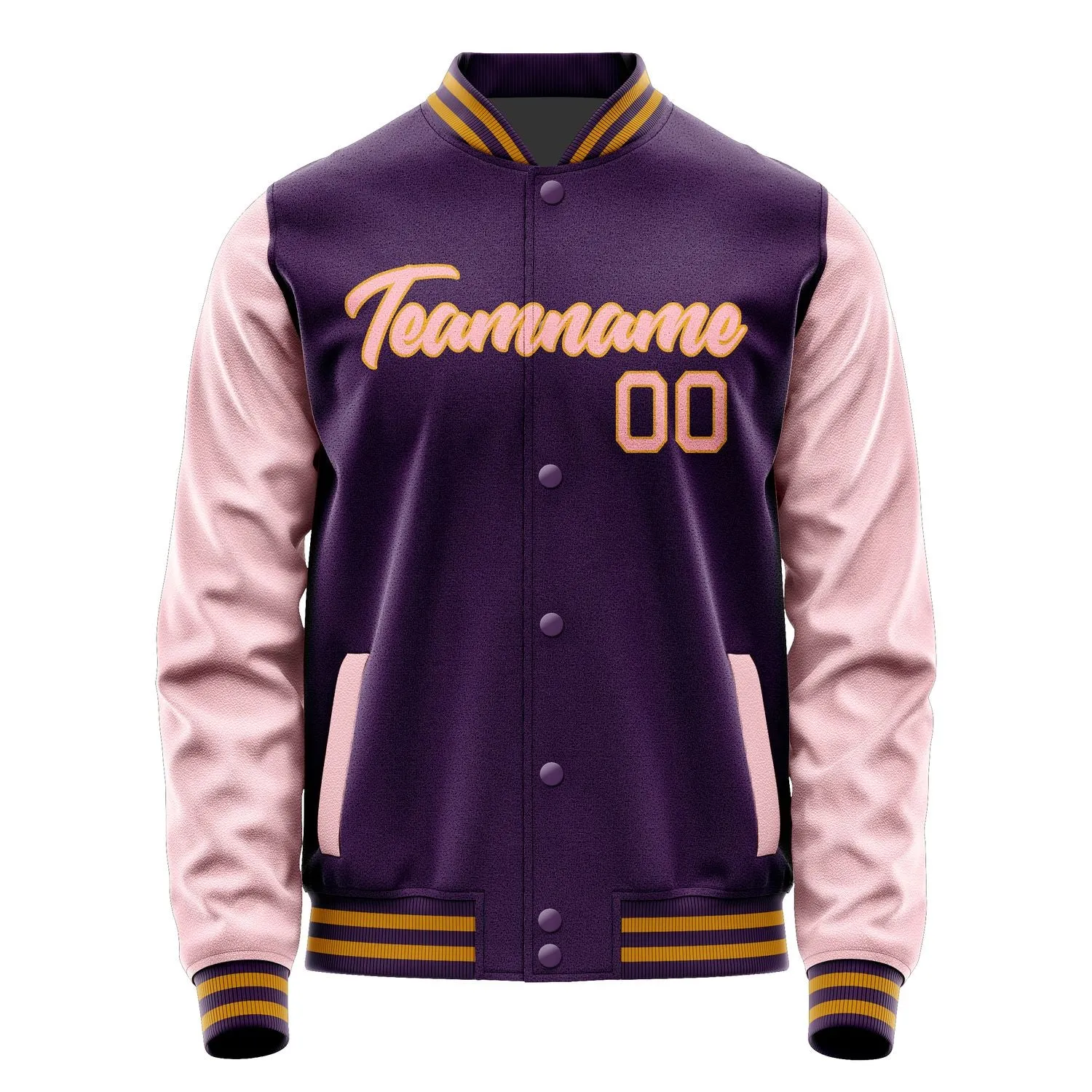Custom Purple Light Pink Jacket sold by Tailorly product image thumbnail 2