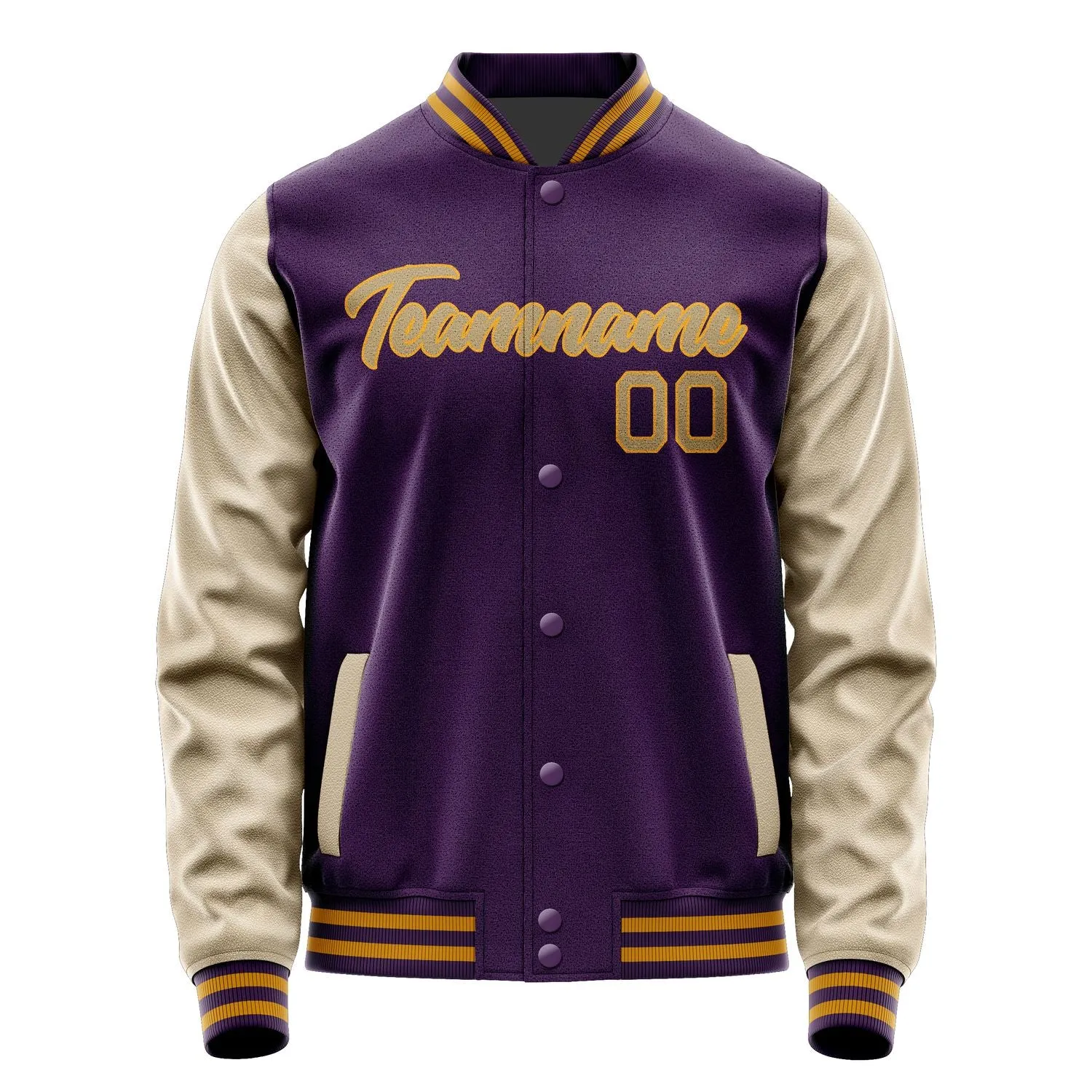 Custom Purple Light Khaki Jacket sold by Tailorly product image thumbnail 2