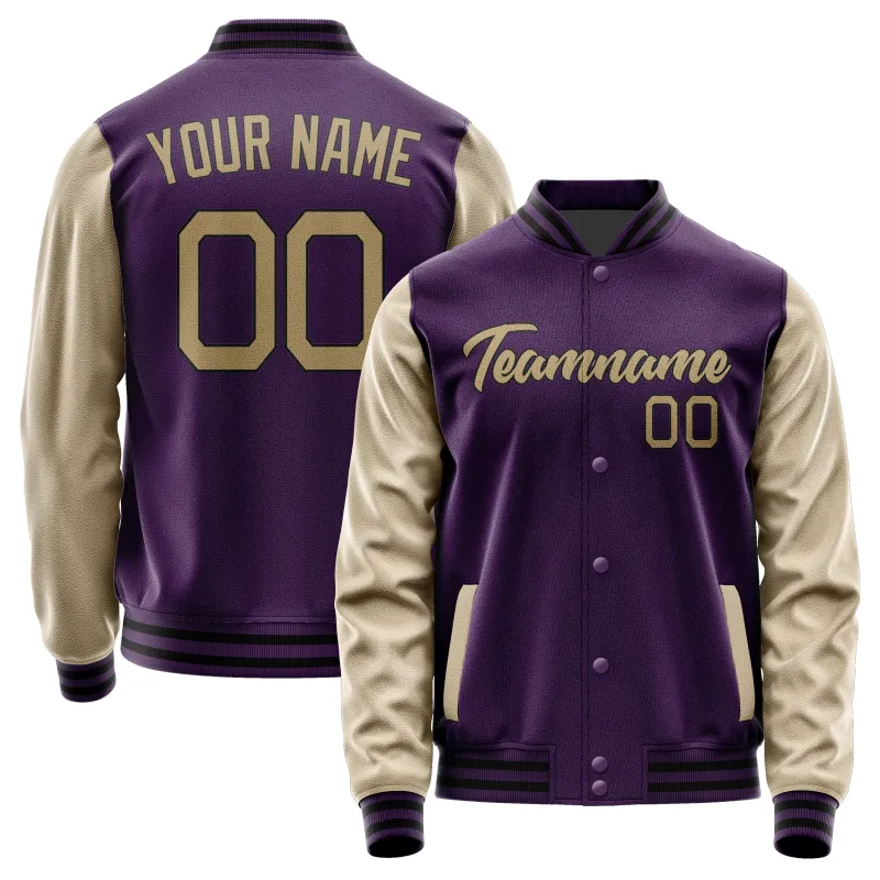 Custom Purple Light Khaki Jacket sold by Tailorly