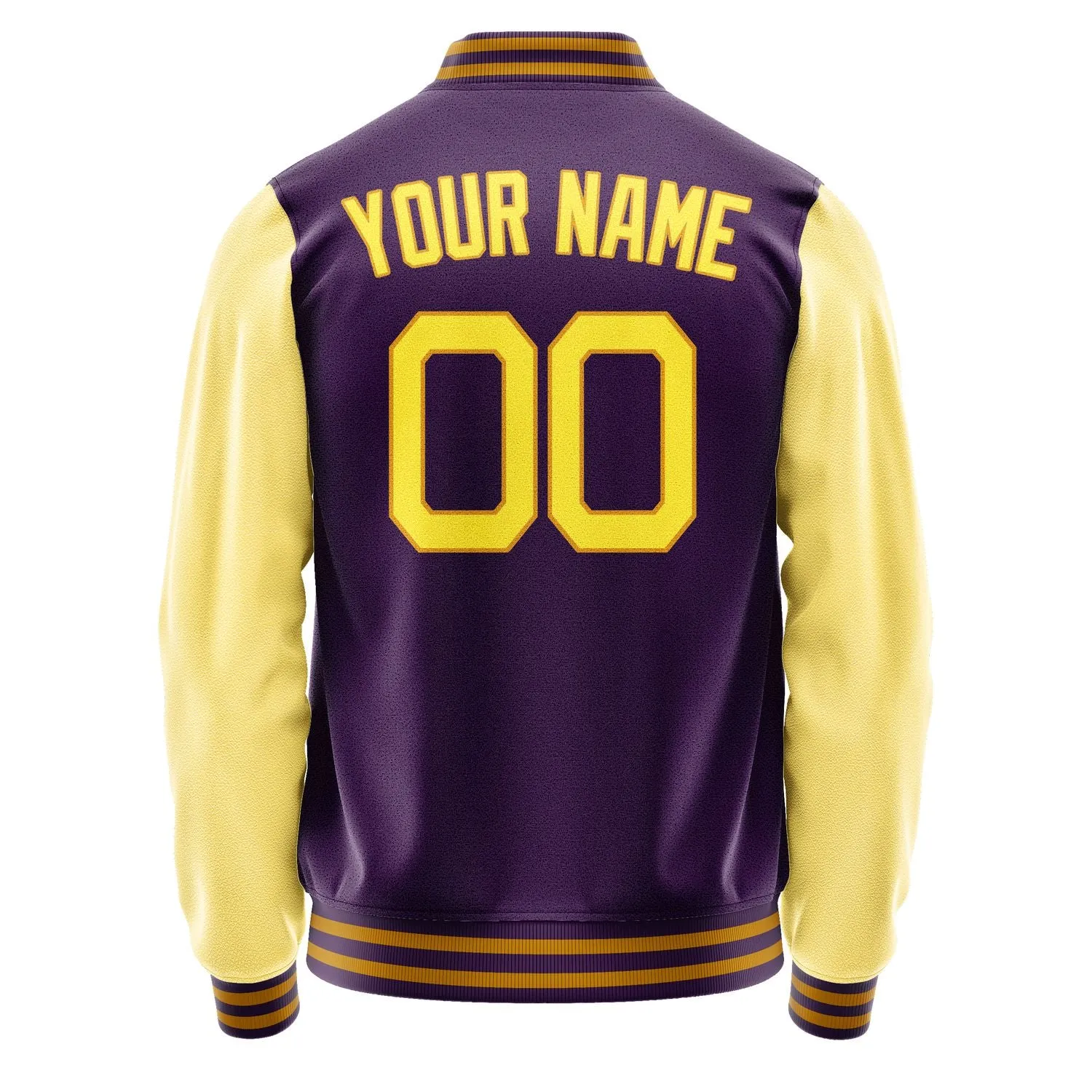 Custom Purple Light Yellow Jacket sold by Tailorly product image thumbnail 4