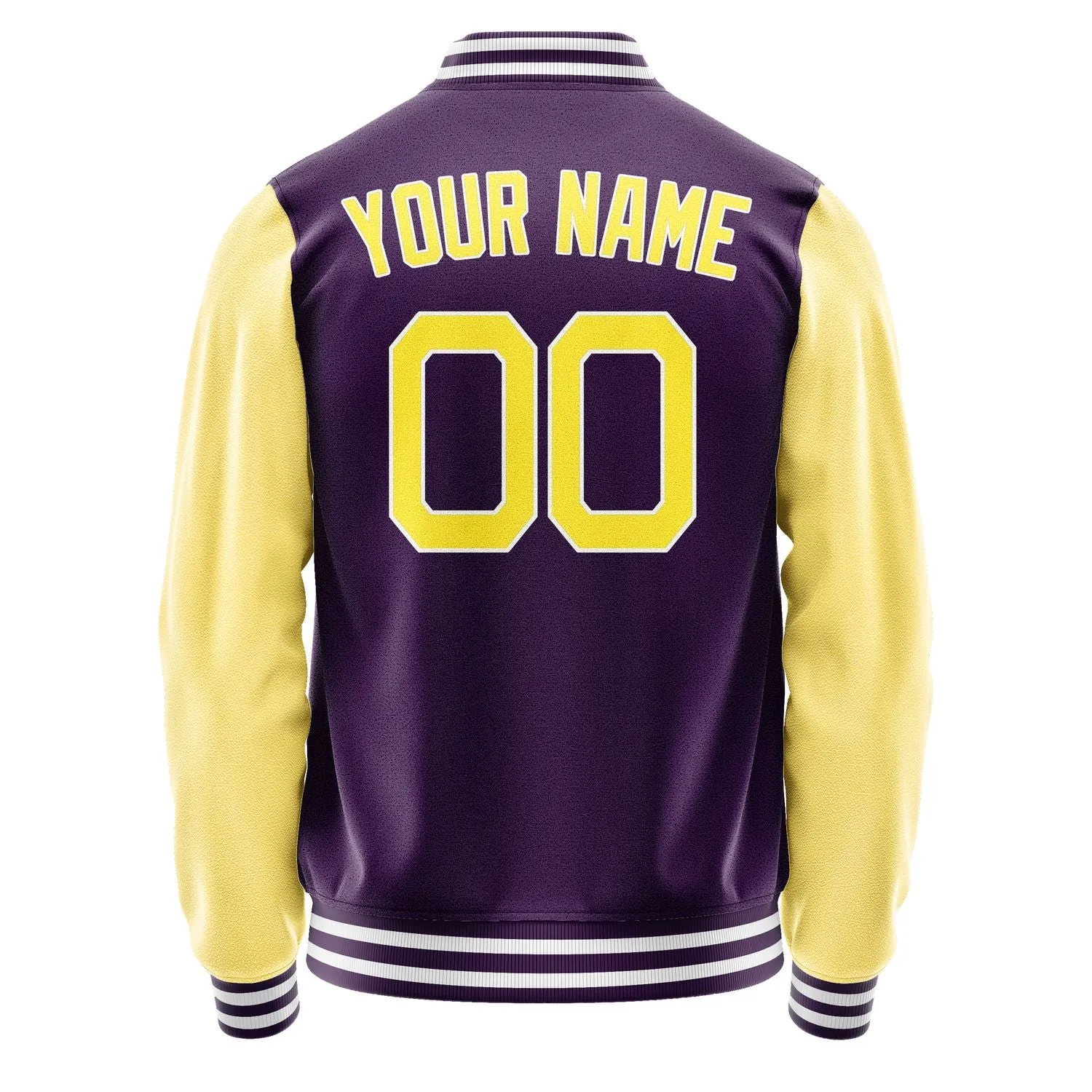 Custom Purple Light Yellow Jacket sold by Tailorly product image thumbnail 4