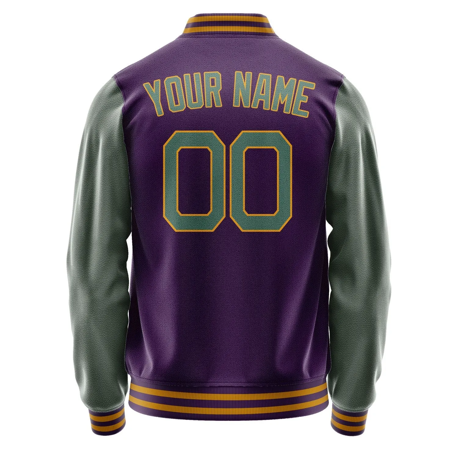 Custom Purple Blue Green Jacket sold by Tailorly product image thumbnail 4
