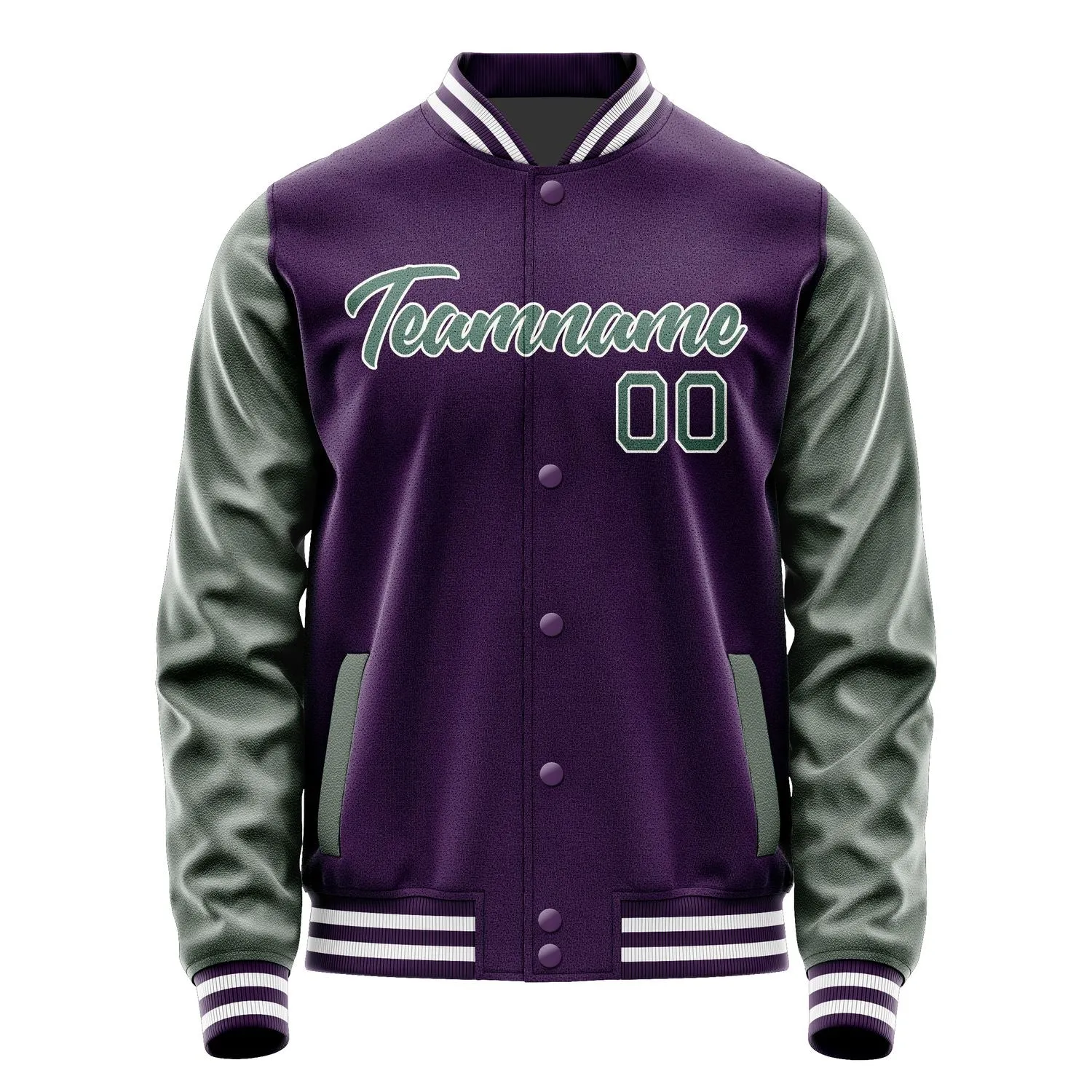 Custom Purple Blue Green Jacket sold by Tailorly product image thumbnail 2