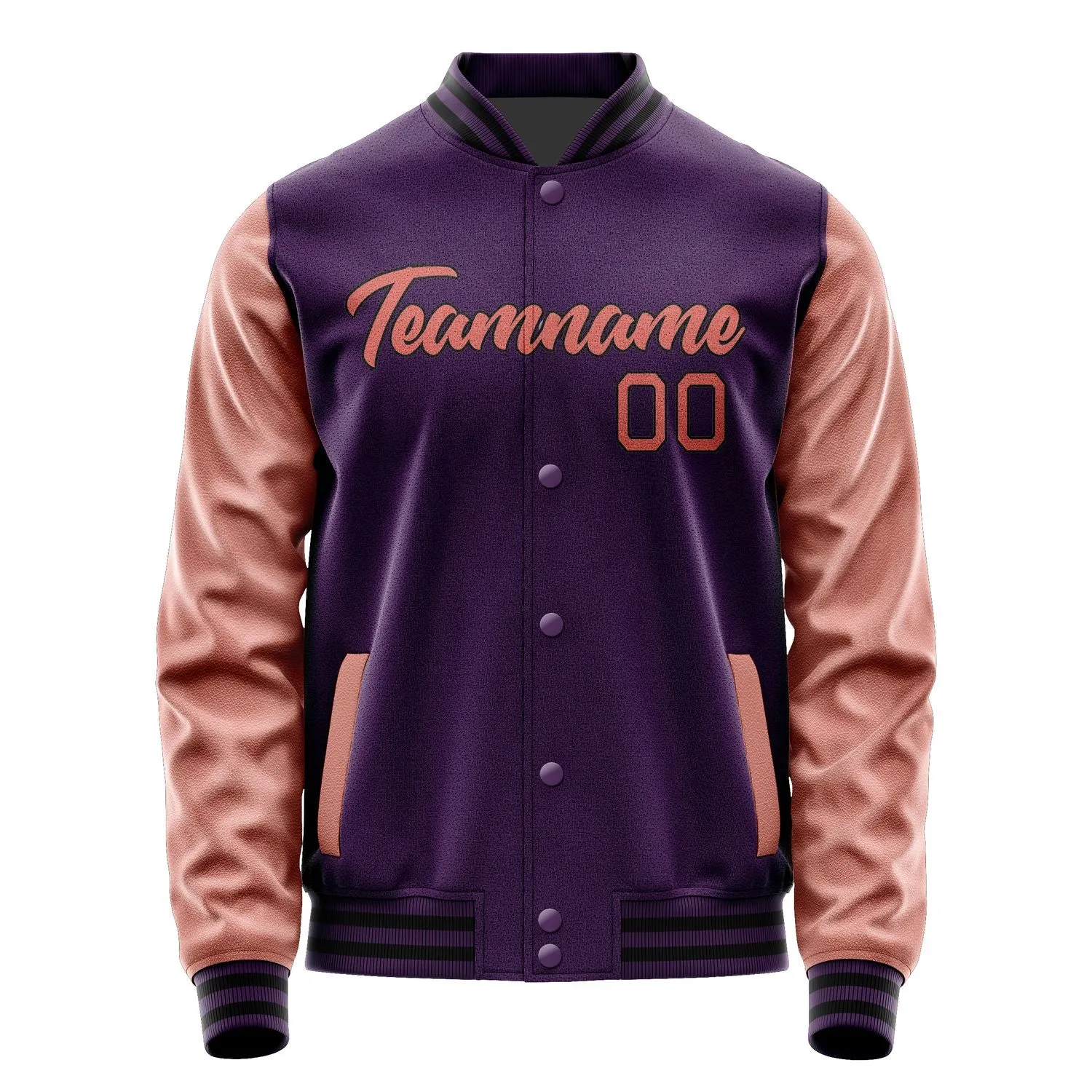 Custom Purple Orange Jacket sold by Tailorly product image thumbnail 2