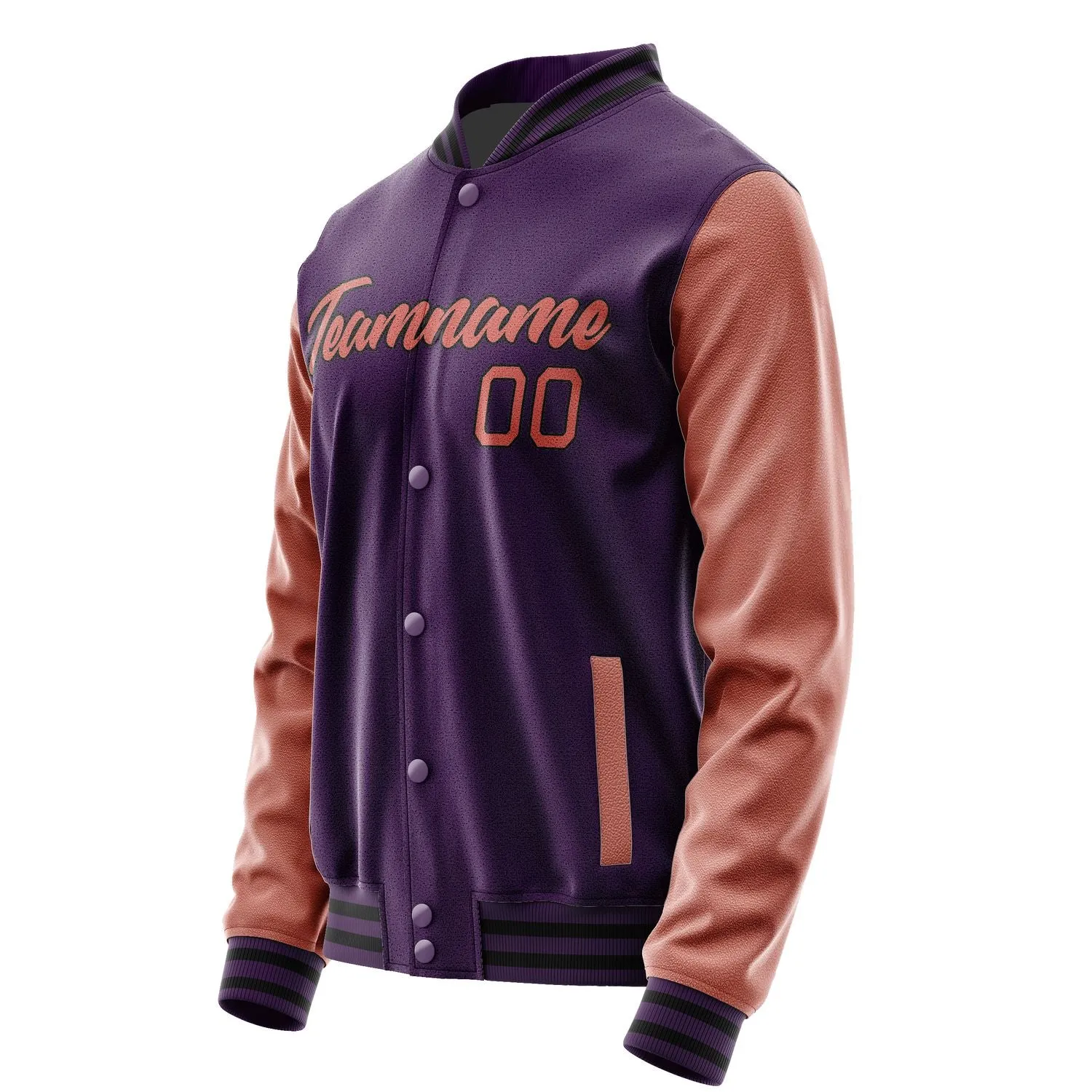 Custom Purple Orange Jacket sold by Tailorly product image thumbnail 3