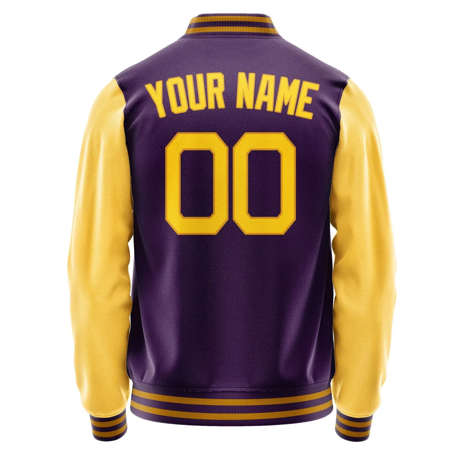 Custom Purple Gold Jacket sold by Tailorly product image thumbnail 4