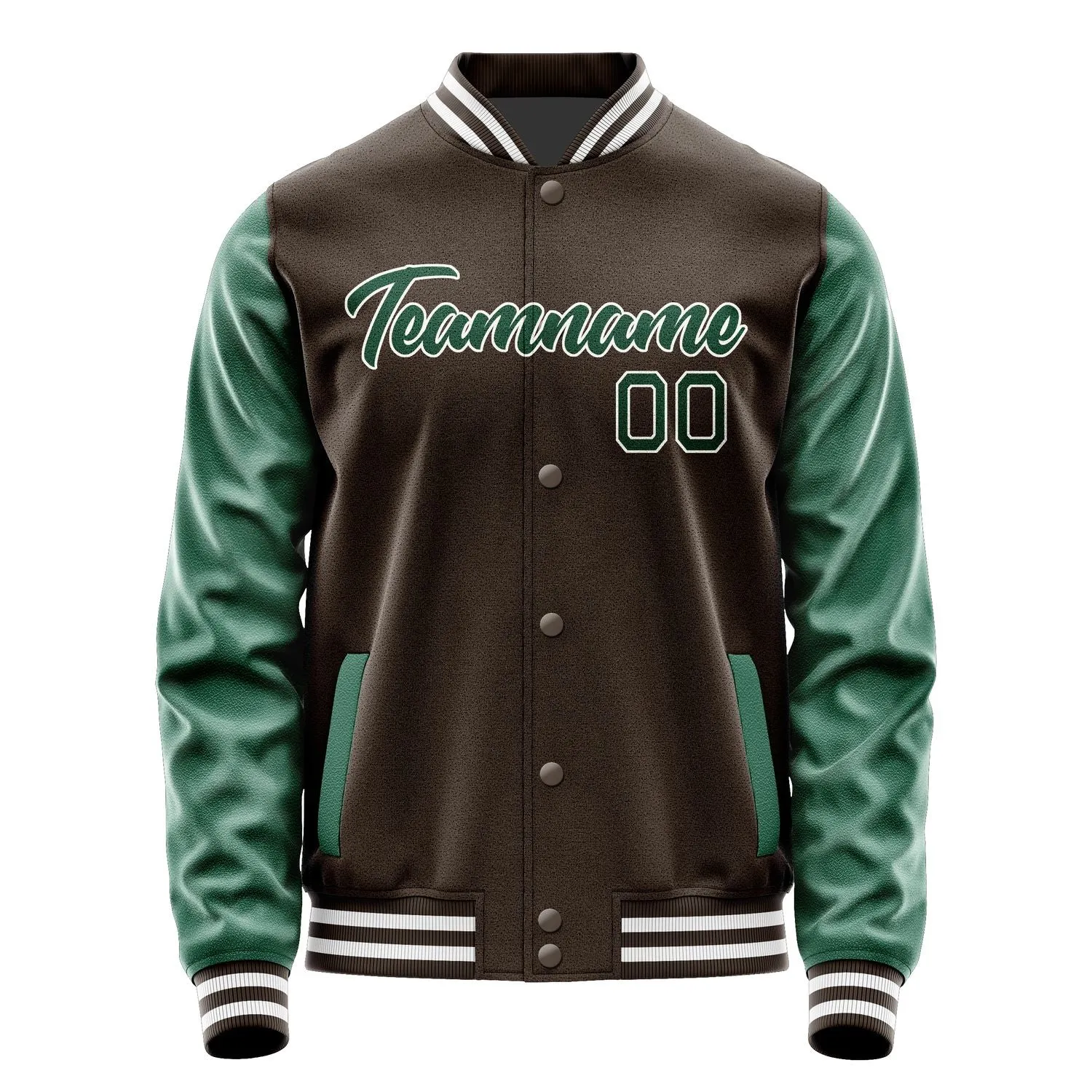 Custom Brown Green Jacket sold by Tailorly product image thumbnail 2