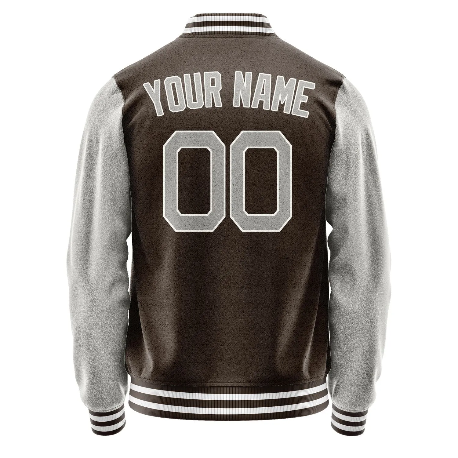 Custom Brown Gray Jacket sold by Tailorly product image thumbnail 4