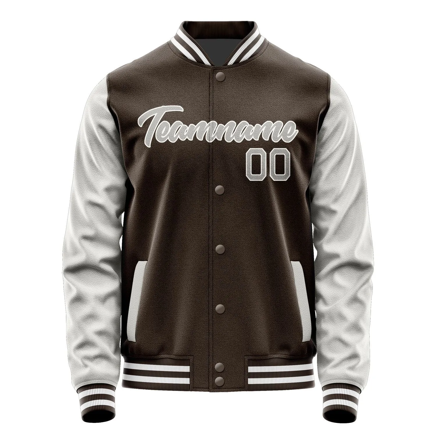 Custom Brown Gray Jacket sold by Tailorly product image thumbnail 2