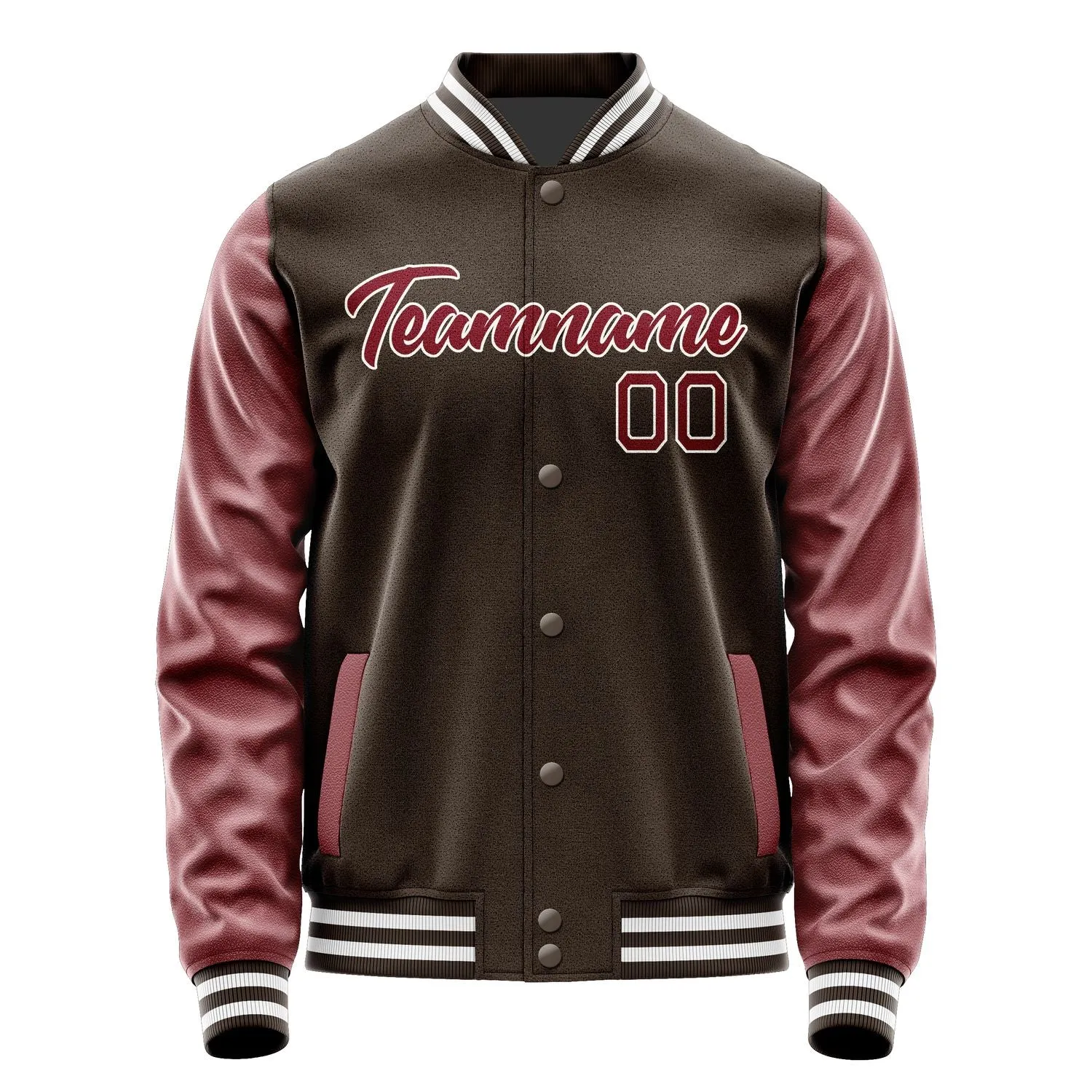 Custom Brown Crimson Red Jacket sold by Tailorly product image thumbnail 2