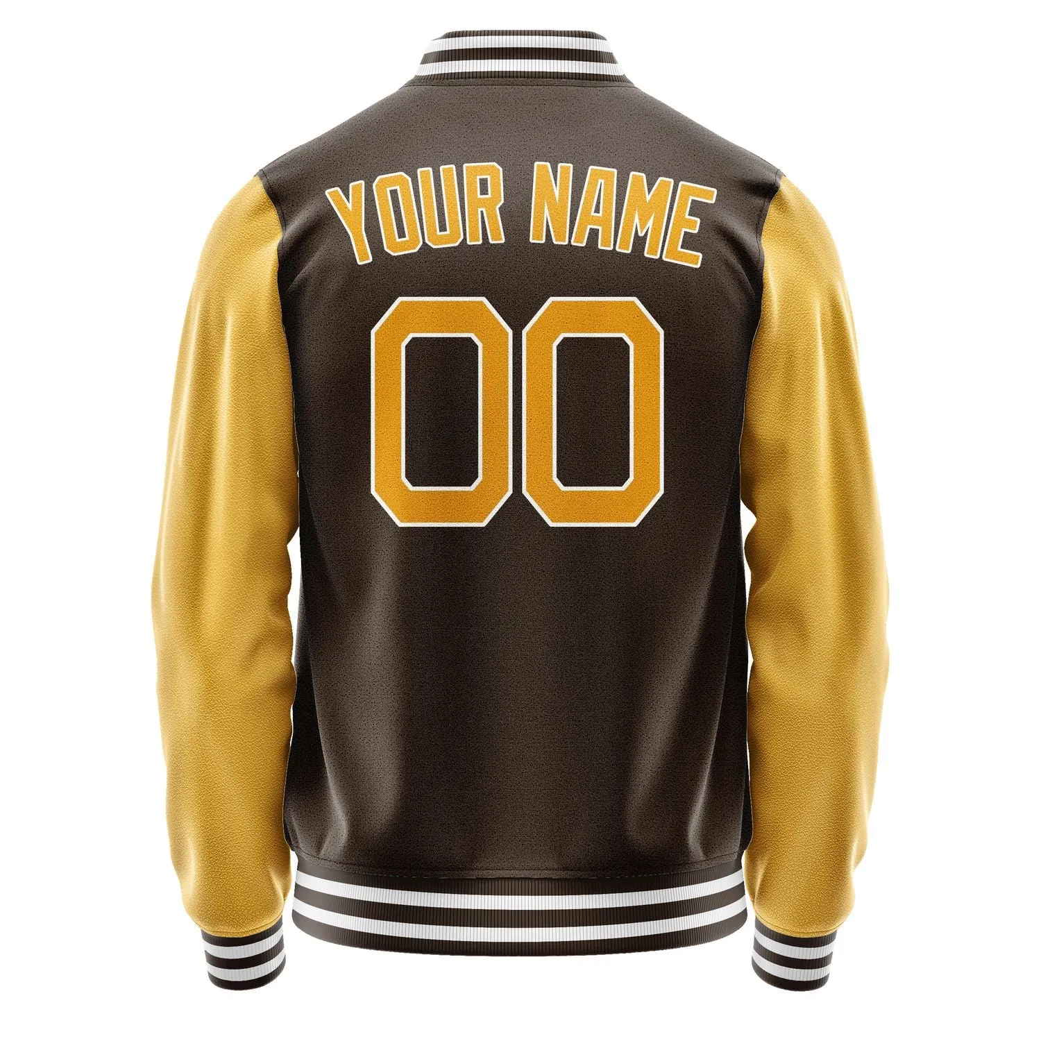 Custom Brown Yellow Jacket sold by Tailorly product image thumbnail 4