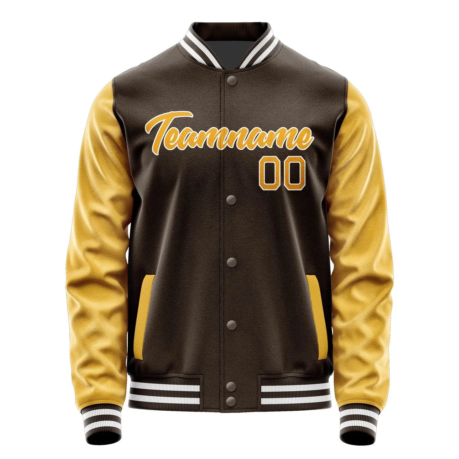 Custom Brown Yellow Jacket sold by Tailorly product image thumbnail 2